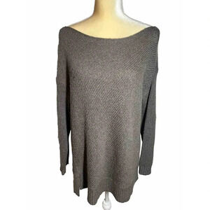Eileen Fisher Women’s Wool Blend Boat Neck Sweater Size L